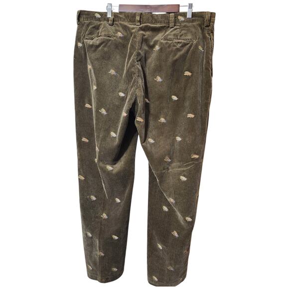 Polo Ralph Lauren Men 40L Corduroy Pants Fly Fishing Embroidered‎ - Picture 8 of 11